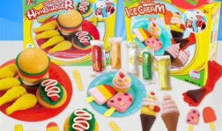 橡皮泥手工小吃 橡皮泥手工小吃