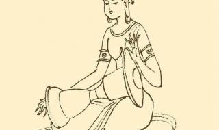 敦煌壁画十二仙女图